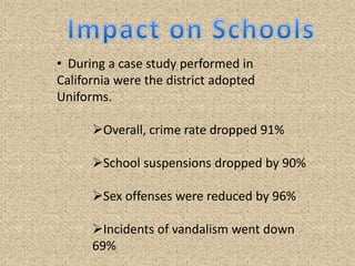 Many gangs use clothing to identify members.