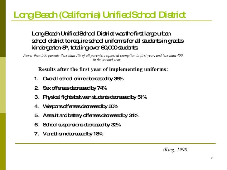 California S Long Beach Unified School District Uniforms California S Long Beach Unified School District Uniforms