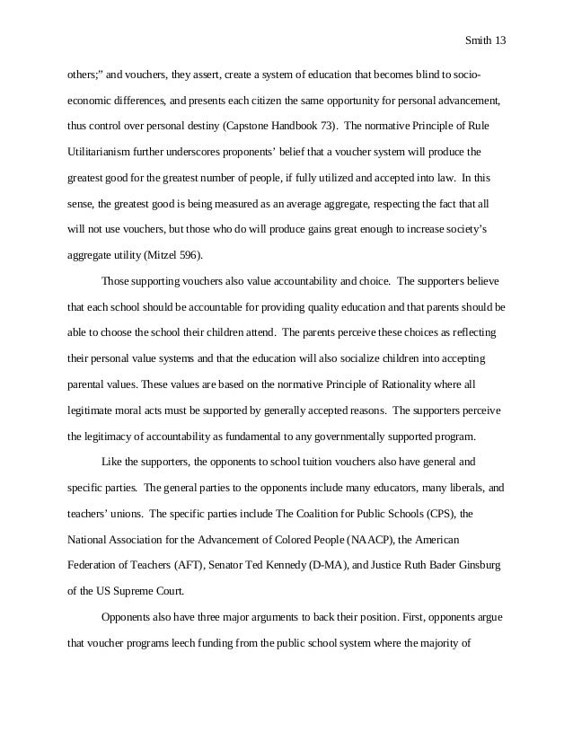 School vouchers essay 06 picture