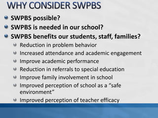On-going Reward of Appropriate BehaviorEvery faculty and staff member acknowledges appropriate behavior.
