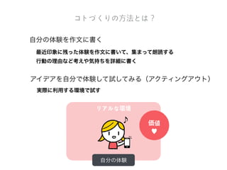 洞洞察⼒力力 ＋
UXデザイン実践に必要なこと
推進⼒力力
 