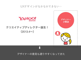 コトづくりの⽅方法の導⼊入
2011 2012 2013 2014
コトづくりの方法
 