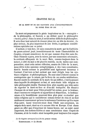 Schopenhauer - le monde comme volonté et représentation