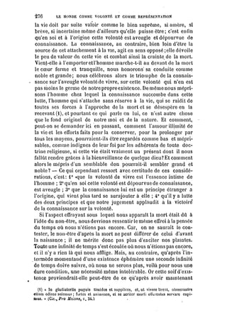 Schopenhauer - le monde comme volonté et représentation