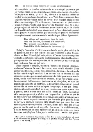 Schopenhauer - le monde comme volonté et représentation