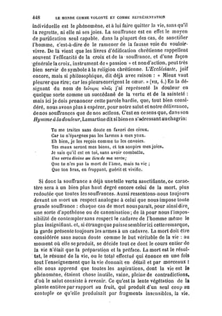 Schopenhauer - le monde comme volonté et représentation