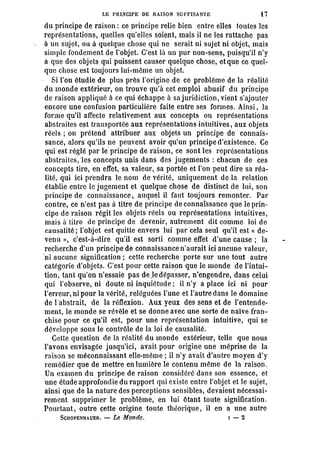 Schopenhauer - le monde comme volonté et représentation