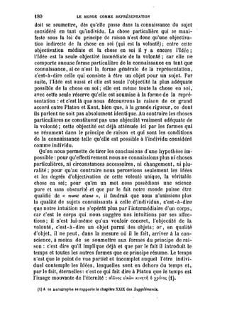 Schopenhauer - le monde comme volonté et représentation