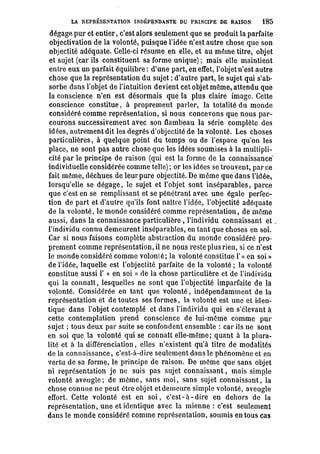 Schopenhauer - le monde comme volonté et représentation