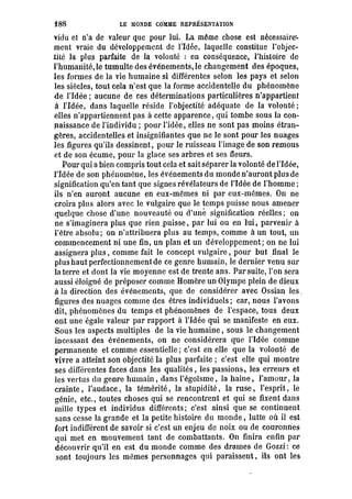 Schopenhauer - le monde comme volonté et représentation