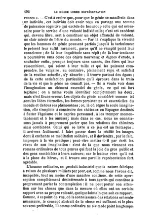 Schopenhauer - le monde comme volonté et représentation