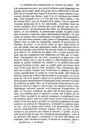 Schopenhauer - le monde comme volonté et représentation