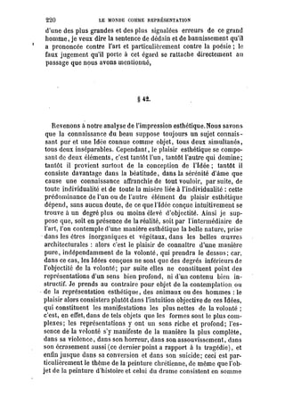 Schopenhauer - le monde comme volonté et représentation