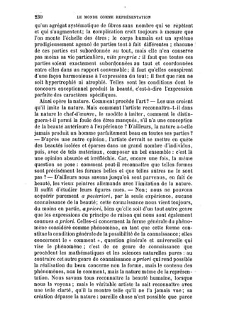 Schopenhauer - le monde comme volonté et représentation