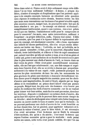 Schopenhauer - le monde comme volonté et représentation
