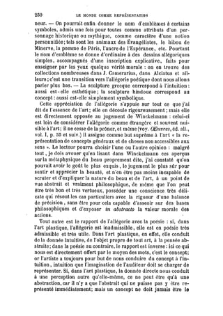 Schopenhauer - le monde comme volonté et représentation