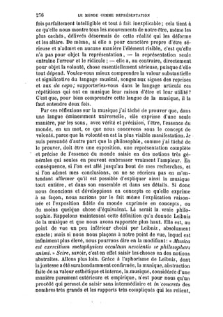 Schopenhauer - le monde comme volonté et représentation