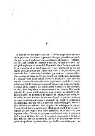 Schopenhauer - le monde comme volonté et représentation