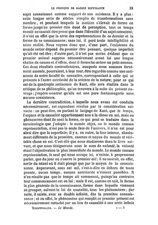 Schopenhauer - le monde comme volonté et représentation