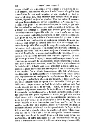 Schopenhauer - le monde comme volonté et représentation