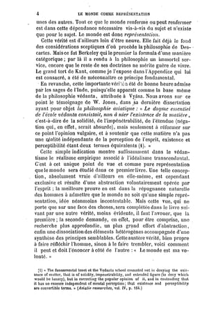 Schopenhauer - le monde comme volonté et représentation