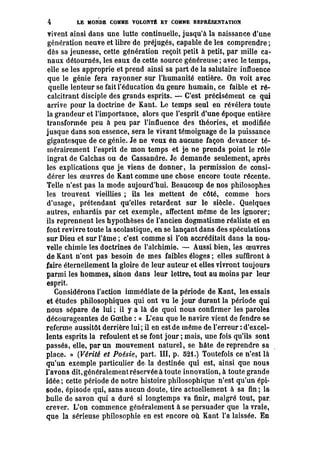 Schopenhauer - le monde comme volonté et représentation