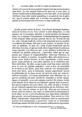 Schopenhauer - le monde comme volonté et représentation
