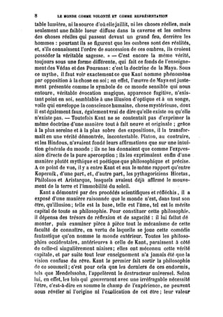 Schopenhauer - le monde comme volonté et représentation