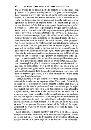 Schopenhauer - le monde comme volonté et représentation