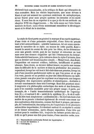 Schopenhauer - le monde comme volonté et représentation