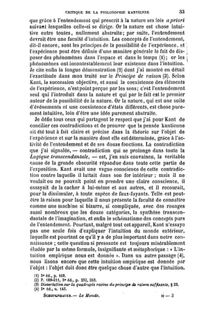 Schopenhauer - le monde comme volonté et représentation