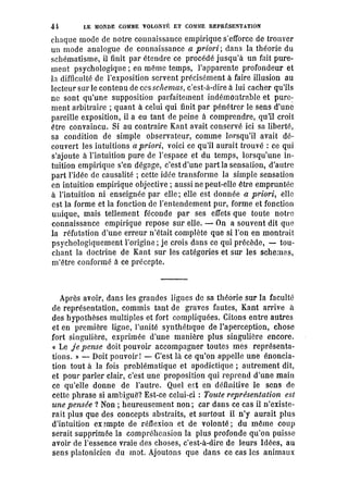 Schopenhauer - le monde comme volonté et représentation