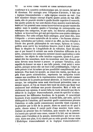 Schopenhauer - le monde comme volonté et représentation