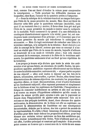 Schopenhauer - le monde comme volonté et représentation