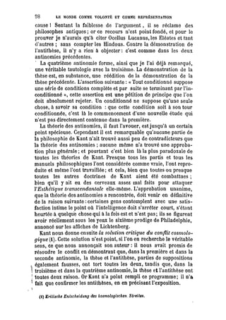 Schopenhauer - le monde comme volonté et représentation