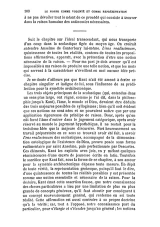 Schopenhauer - le monde comme volonté et représentation