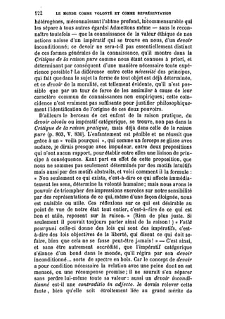 Schopenhauer - le monde comme volonté et représentation