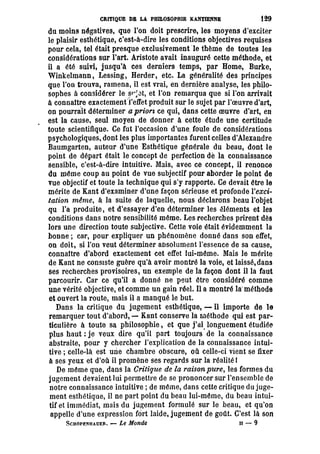 Schopenhauer - le monde comme volonté et représentation