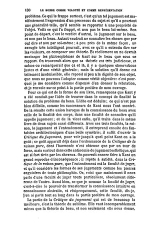 Schopenhauer - le monde comme volonté et représentation