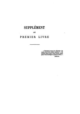 Schopenhauer - le monde comme volonté et représentation