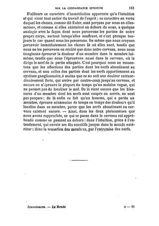 Schopenhauer - le monde comme volonté et représentation
