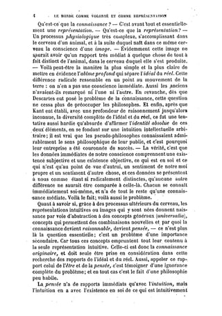 Schopenhauer - le monde comme volonté et représentation