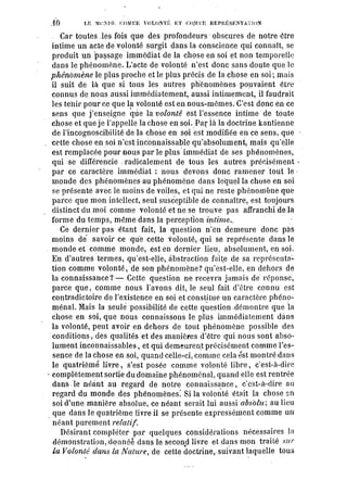 Schopenhauer - le monde comme volonté et représentation