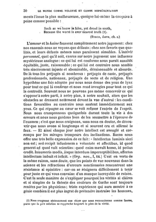 Schopenhauer - le monde comme volonté et représentation