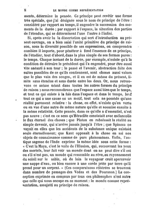 Schopenhauer - le monde comme volonté et représentation