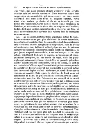Schopenhauer - le monde comme volonté et représentation