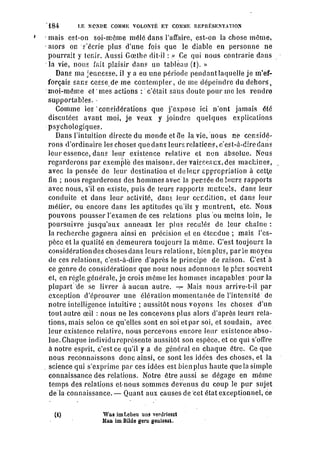 Schopenhauer - le monde comme volonté et représentation