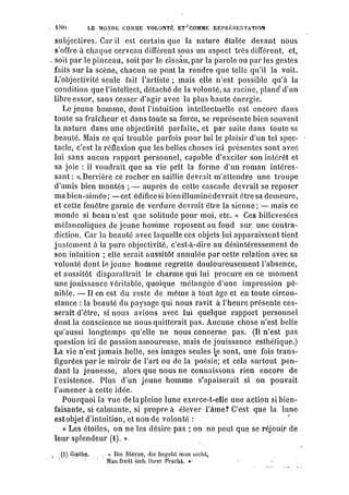 Schopenhauer - le monde comme volonté et représentation