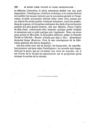 Schopenhauer - le monde comme volonté et représentation