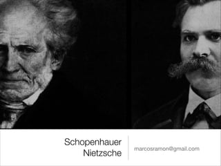 Schopenhauer
Nietzsche
marcosramon@gmail.com
 